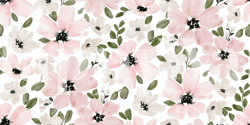 Buy Watercolor Pink flowers , Pink Watercolor Flowers HD wallpaper
