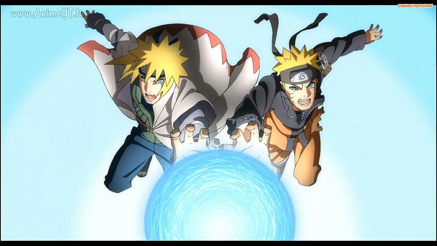 Pater und Hijo! Minato und Naruto!. Naruto, Naruto Uzumaki, Naruto, Minato Rasengan HD-Hintergrundbild