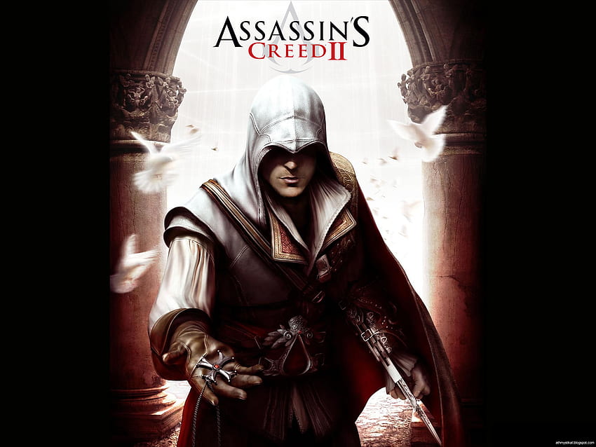Assassin's Creed II - Ezio entra in una stanza buia, assassins creed, assassins creed 2, ezio, assassins creed ii Sfondo HD