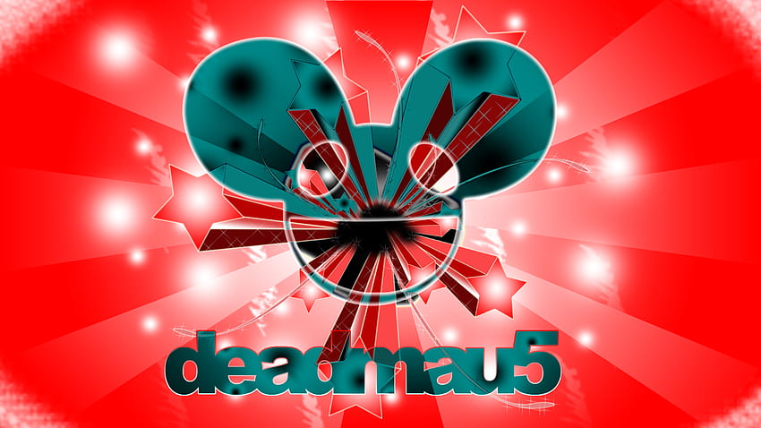 deadmau5, splendid, mau5, stars, red HD wallpaper