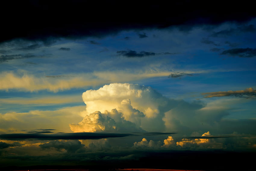 Natureza, Céu, Nuvens, Nublado, Principalmente Nublado papel de parede HD