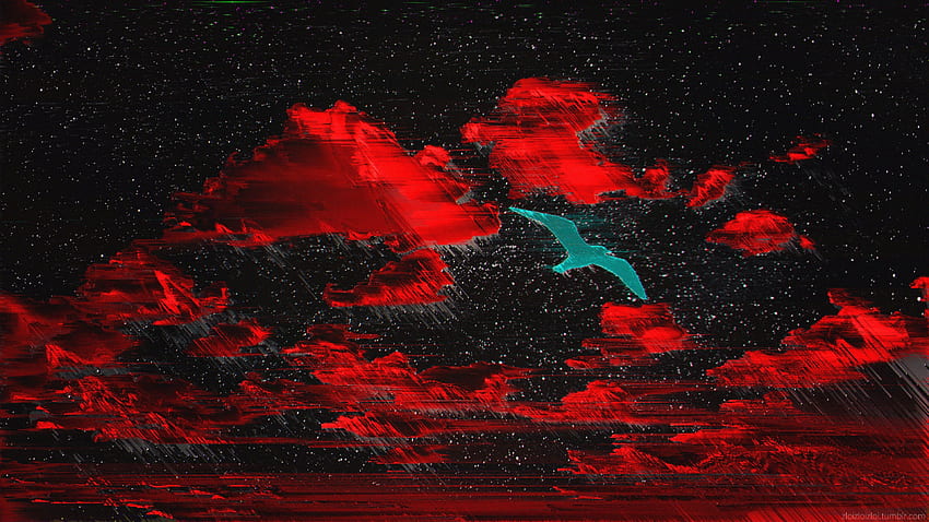 lukisan abstrak merah dan hitam kesalahan seni Wallpaper HD
