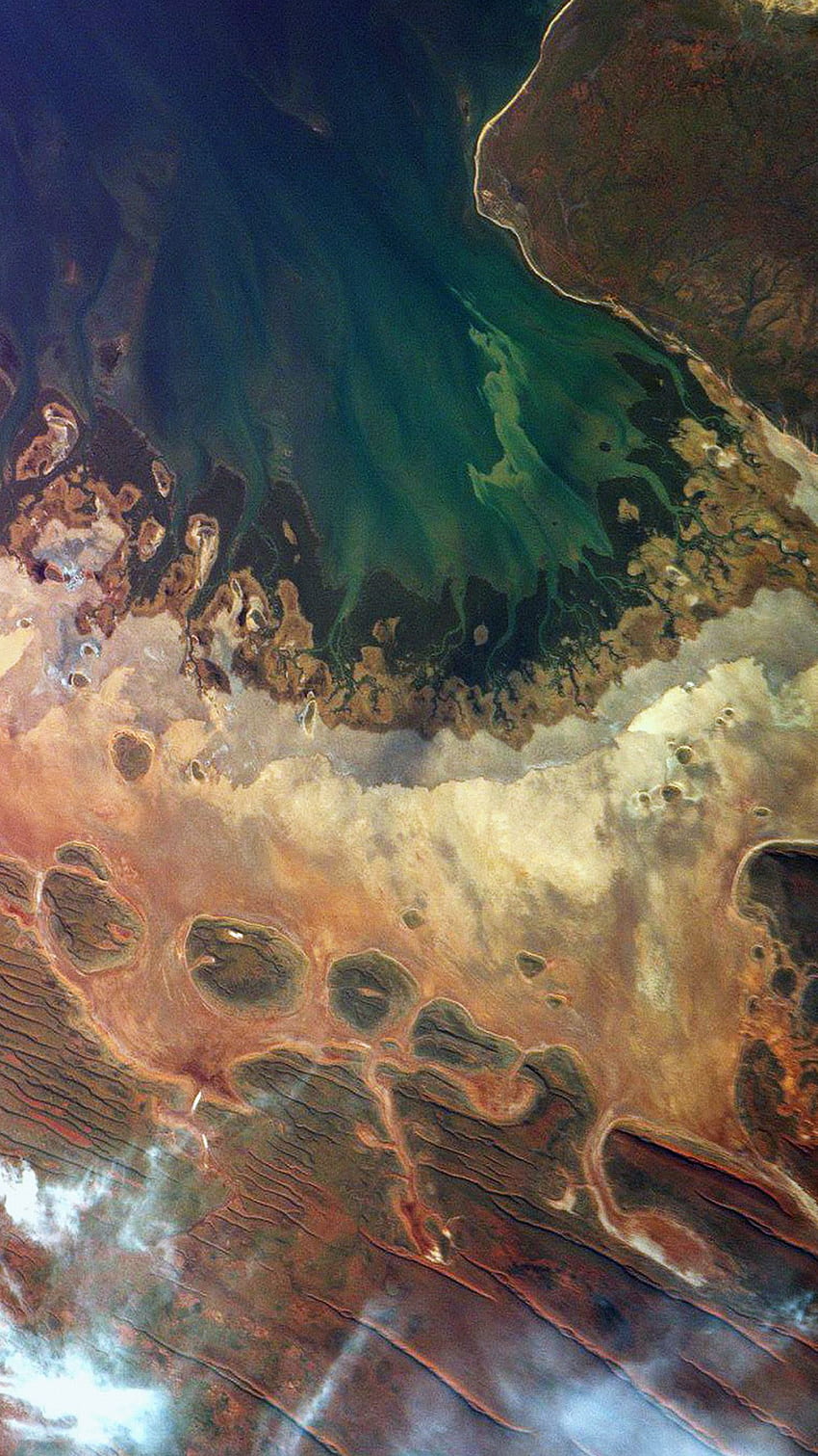 아이폰11 . Earthview 위성지도 바다 붉은 땅 예술 , 지도 요약 HD 전화 배경 화면