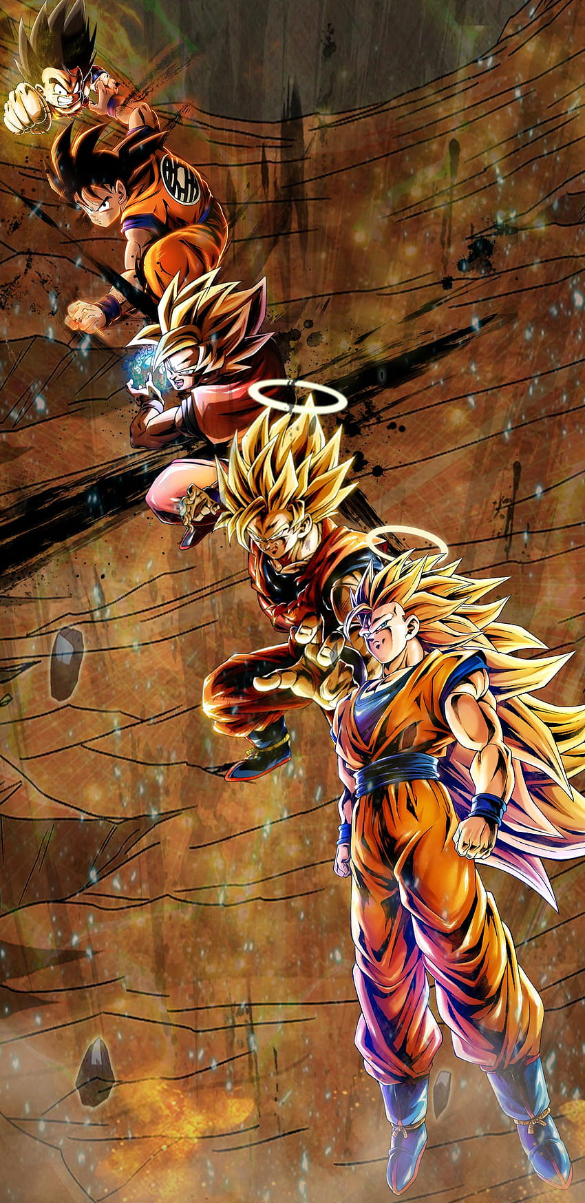 Dragon Ball Super Wallpaper - Goku's Evolution by WindyEchoes on