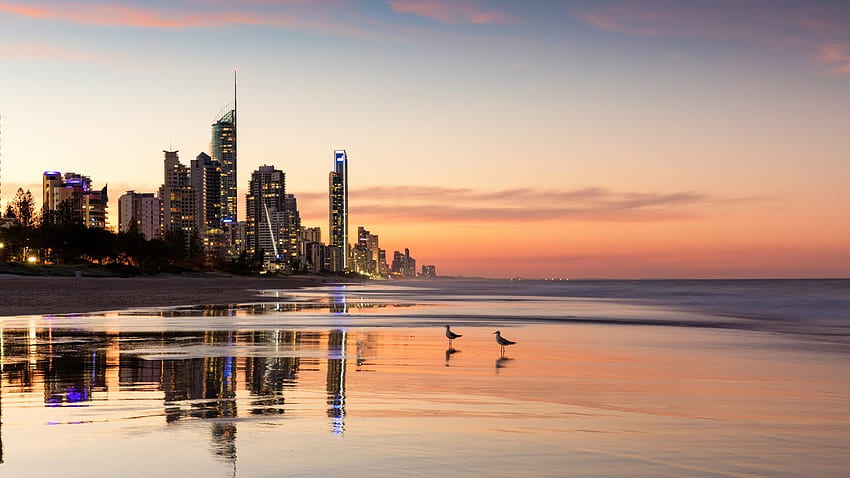 The Best Beaches in The World. Surfers Paradise Beach. Gold Coast - Australia HD wallpaper