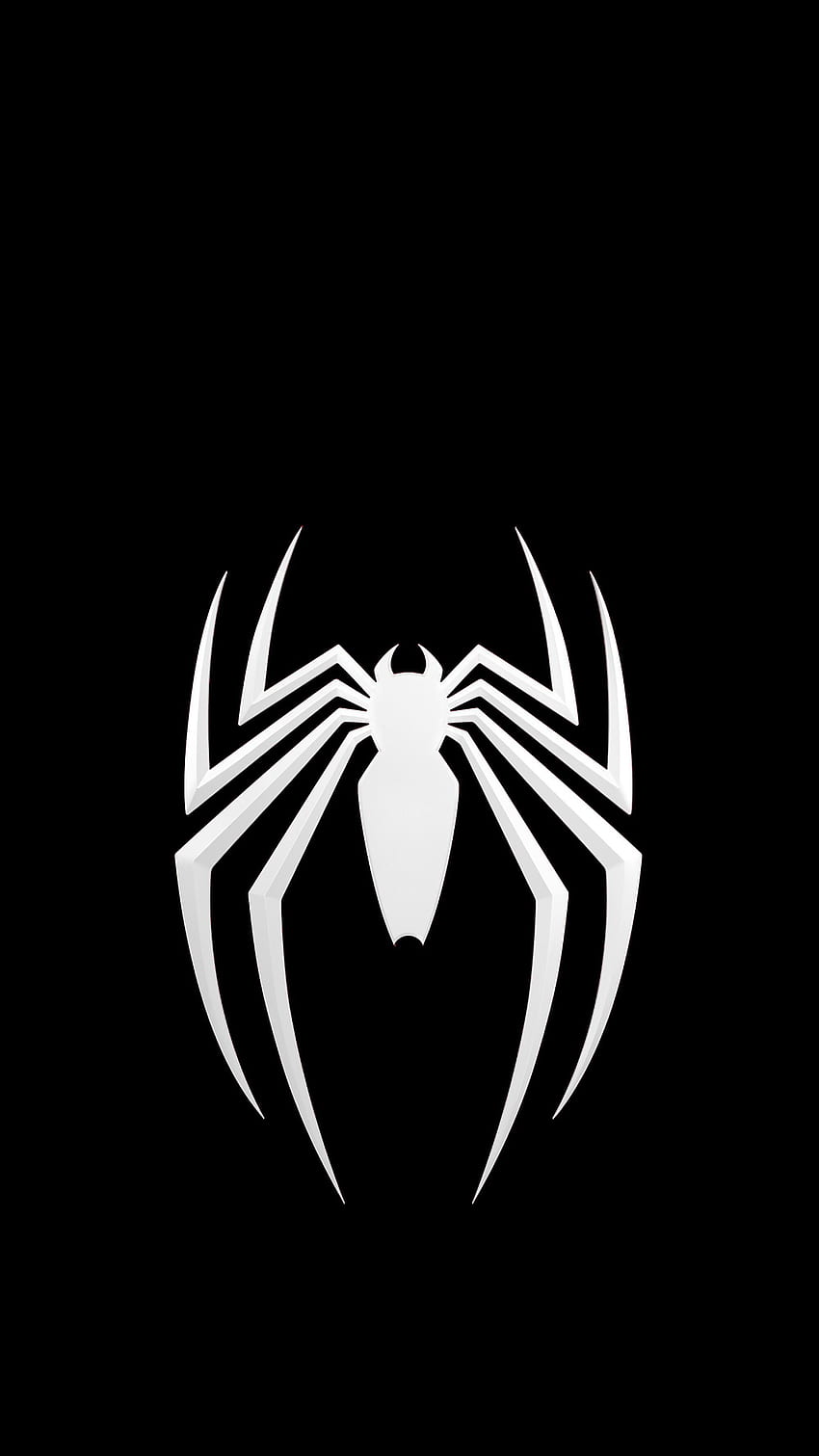 Símbolo del hombre araña PS4 fondo de pantalla del teléfono