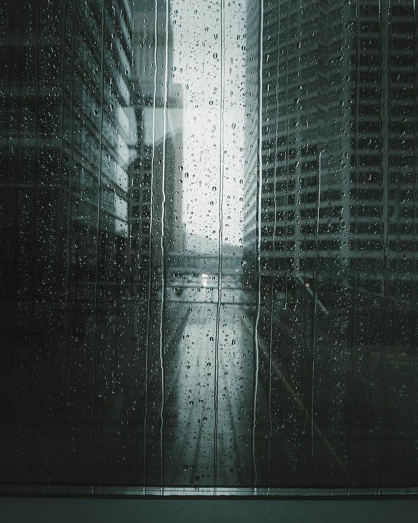 Rain, Drops, , , Wet, Blur, Smooth, Flow, Glass, Drips HD phone wallpaper