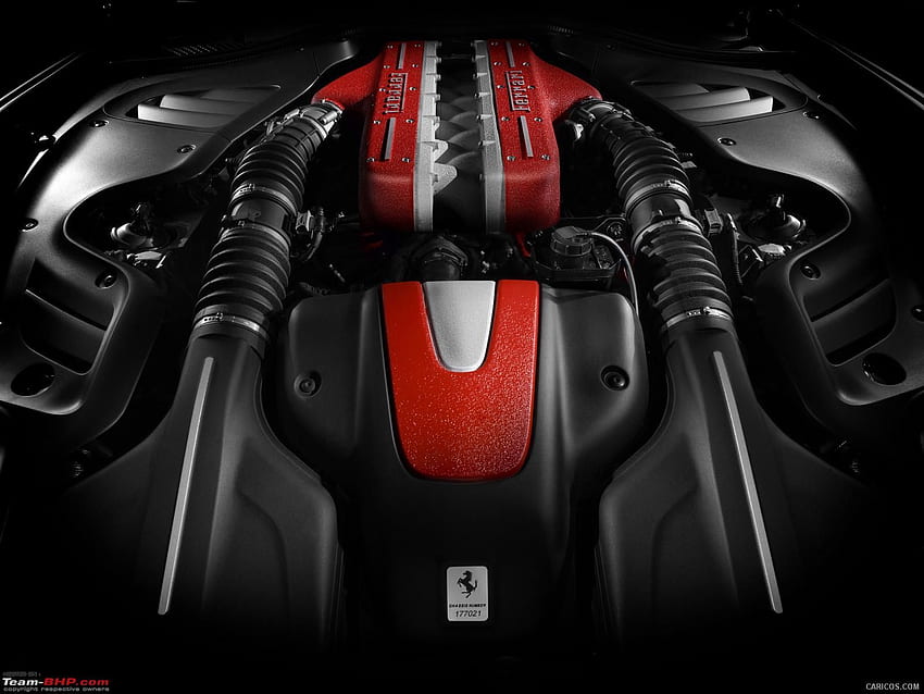 Международни автомобили с най-добре изглеждащия двигателен отсек Екип BHP, двигател Ferrari HD тапет