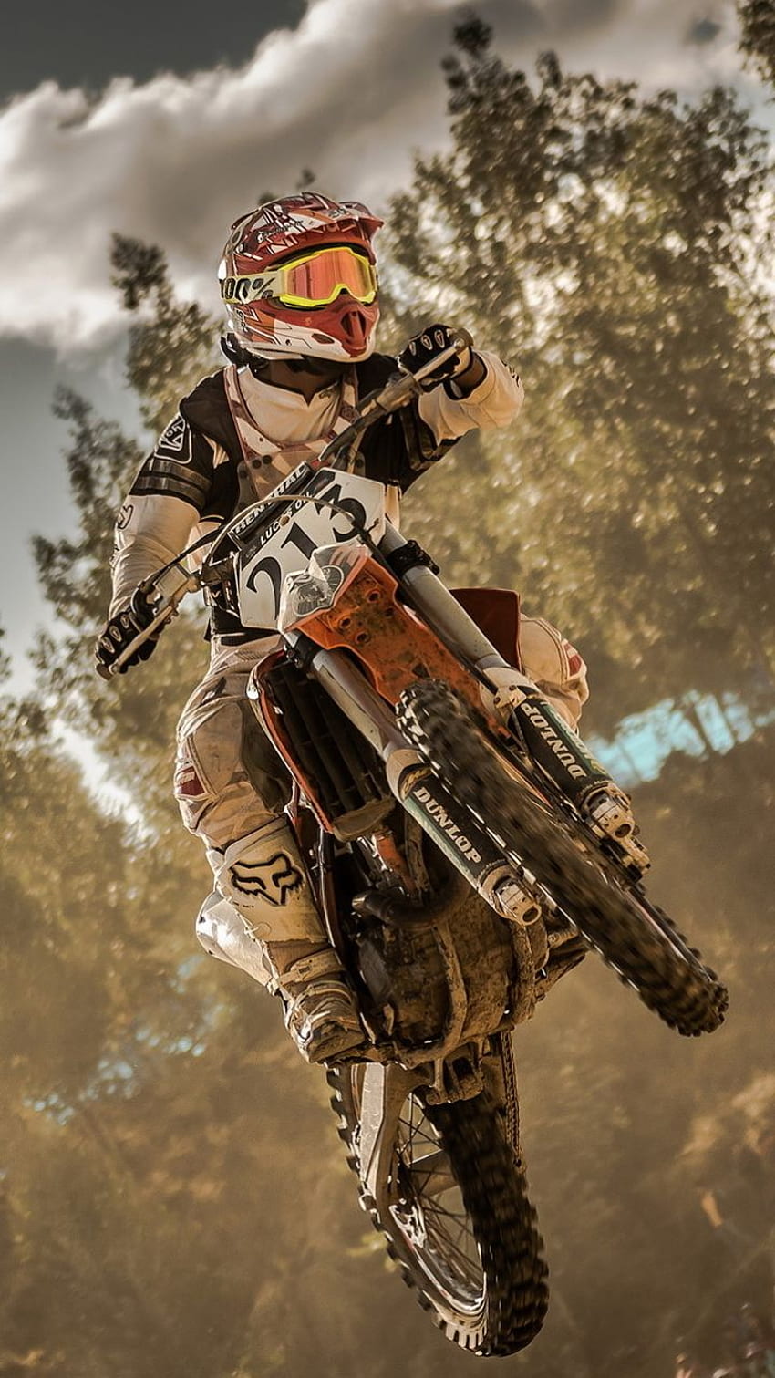 - Teléfono Motocross - fondo de pantalla del teléfono