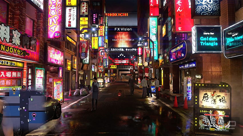 Yakuza 6' Makes Tokyo's Red Light District Virtually Real, Yakuza City HD wallpaper