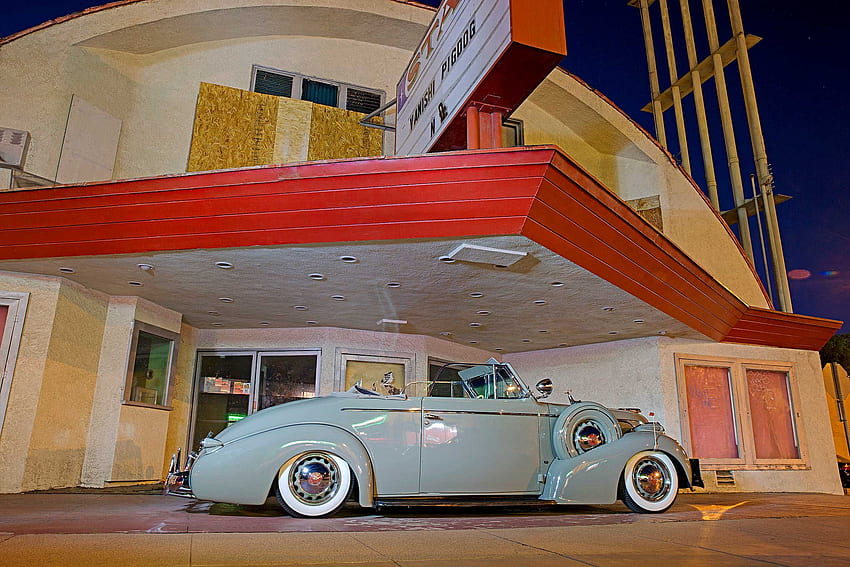 1939-Pontiac-Conversível, Paredes Brancas, Clássico, GM, 1939 papel de parede HD