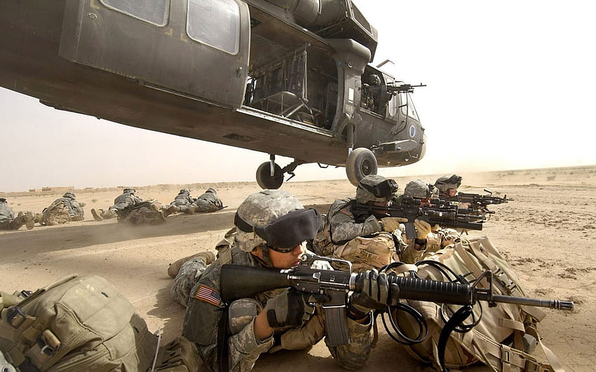 Infanterie . Militärteam-Kategorien Krieg und Armee, amerikanisches Militär HD-Hintergrundbild