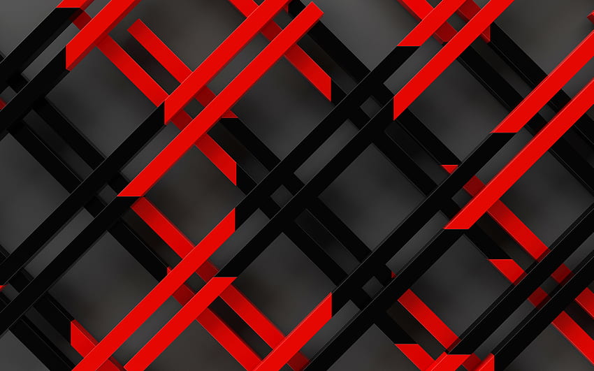 3D linear patterns, , 3D grid, geomatric shapes, abstract textures, 3D lines, 3D textures HD wallpaper