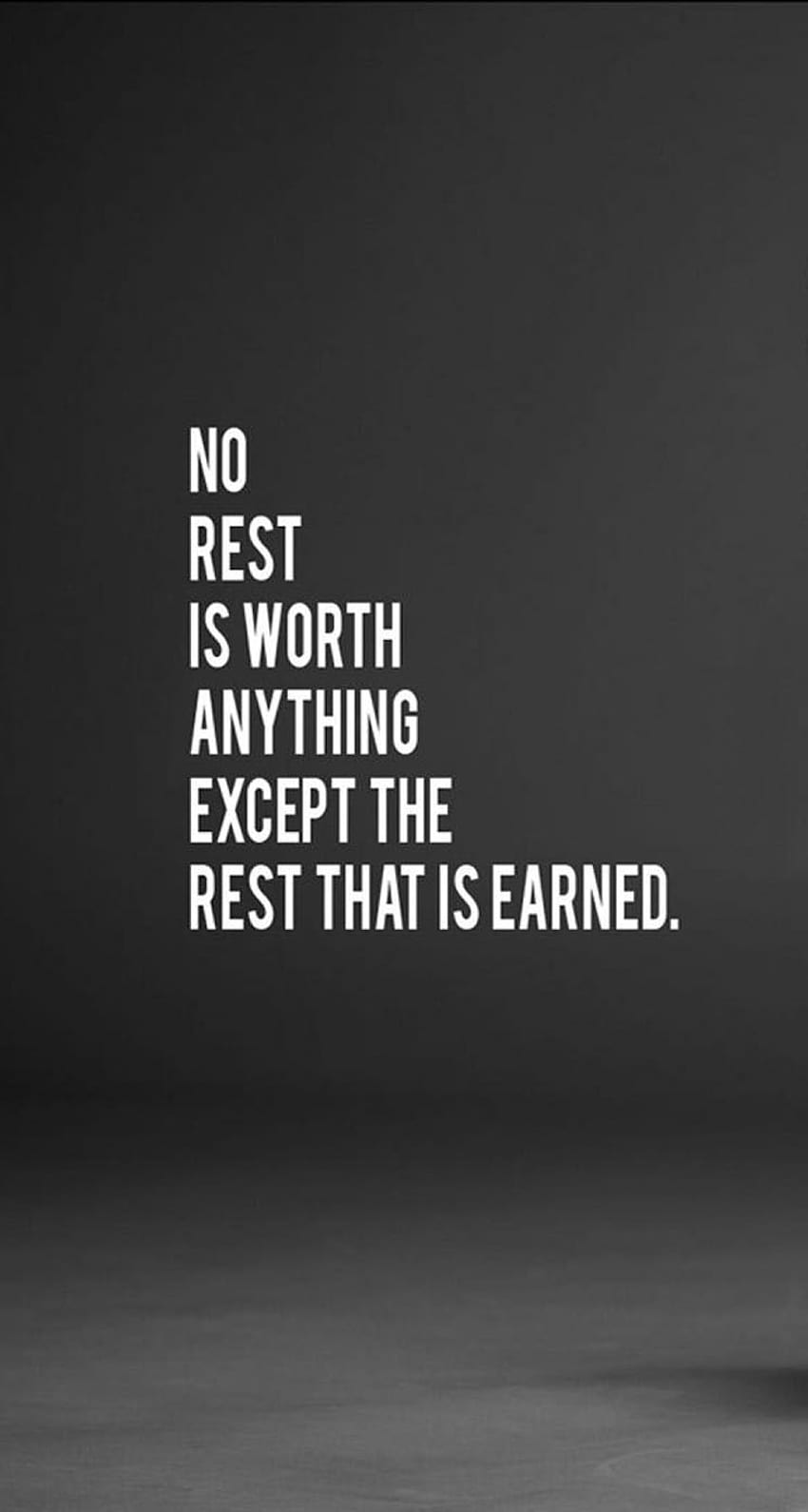 No rest is worth anything except the rest that is earned, Military Motivation HD phone wallpaper