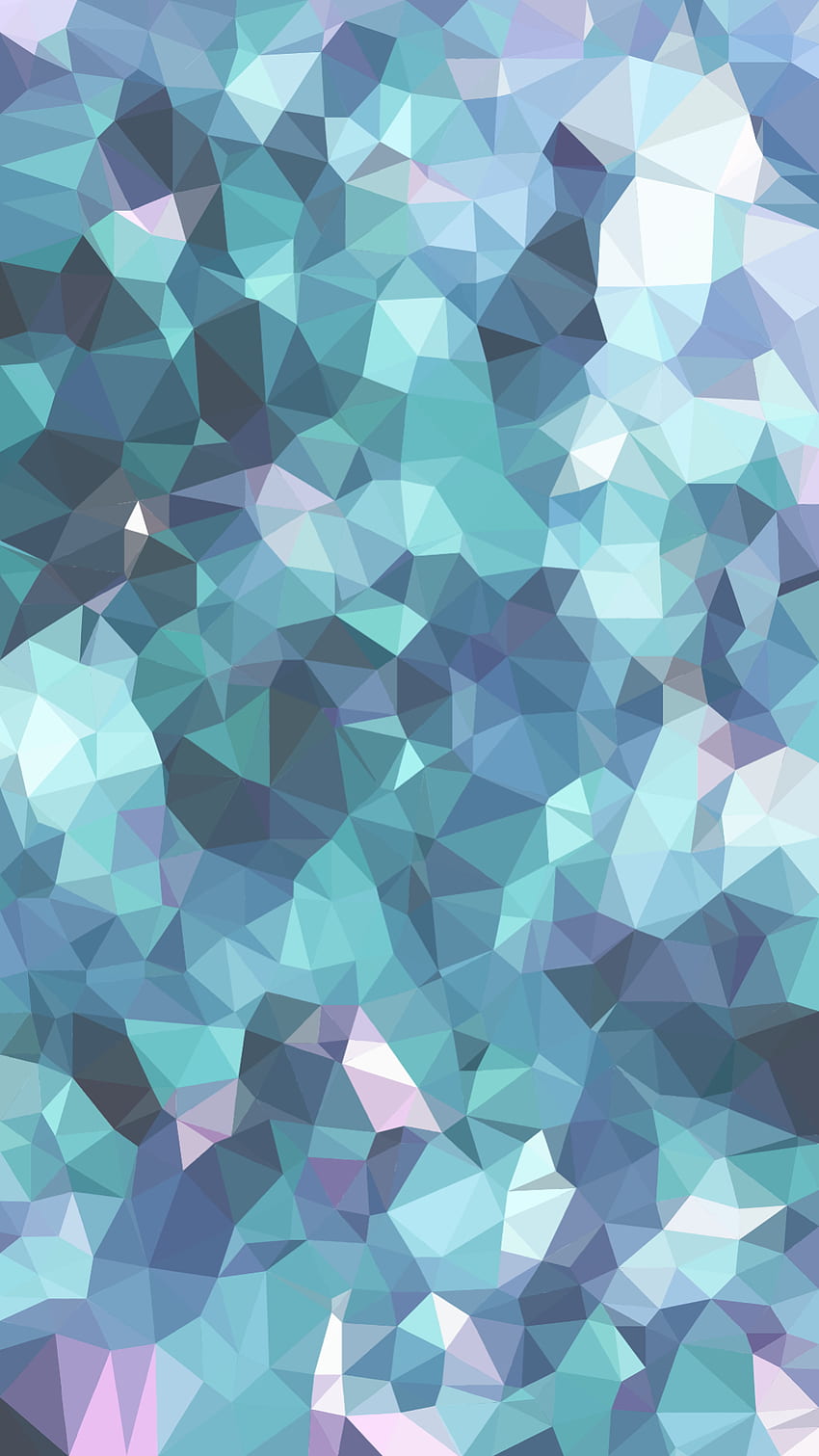 Polygone Bleu 3D. Motif iPhone, iPhone géométrique, Motif, Art du polygone bleu Fond d'écran de téléphone HD