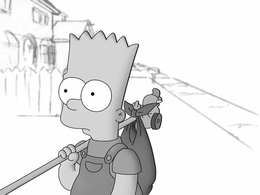 Bart Simpsons, simpons papel de parede HD