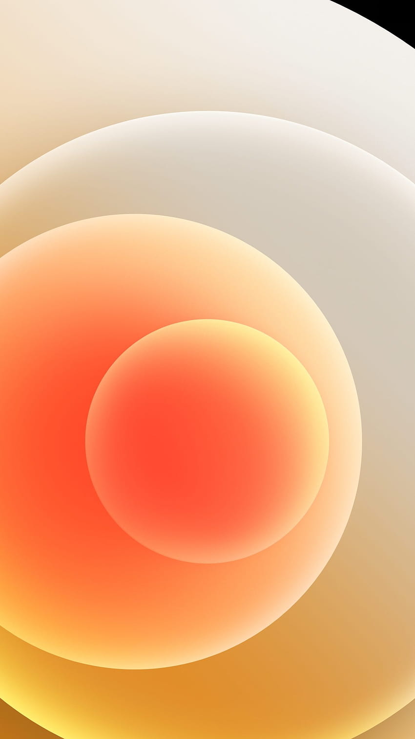 Orange, iPhone 13 HD-Handy-Hintergrundbild
