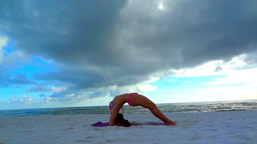 Yoga, Yoga Woman HD wallpaper