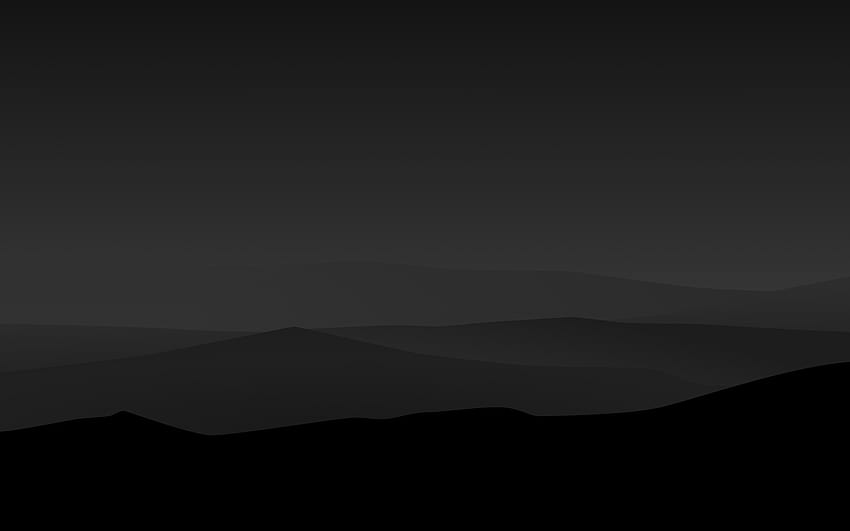 Dark Night Mountains Minimalist Macbook Pro Retina , , Background, and HD wallpaper