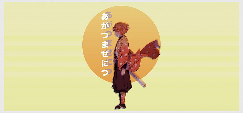 Anime Aesthetic Zenitsu, Cute Zenitsu HD wallpaper