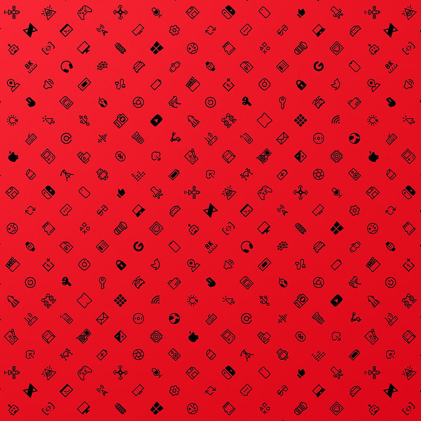 Marques Brownlee - Heard ya'll wanted official ICONS . So here's the uncompressed renders: Have fun with em!, Red Code HD phone wallpaper