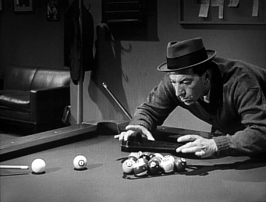 Jack Klugman Twilight Zone, rack, table, pool, man HD wallpaper