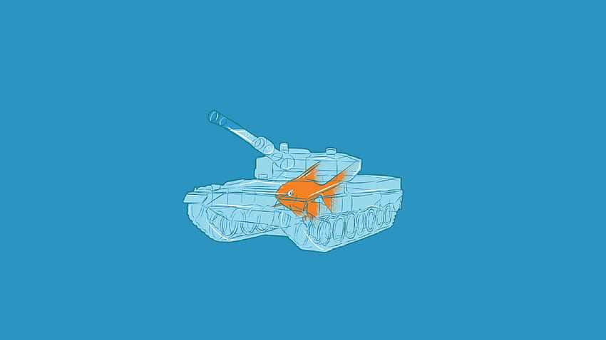 Army Minimalist, Minimal Fish HD wallpaper