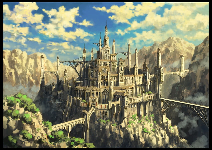 fantasy medieval castle