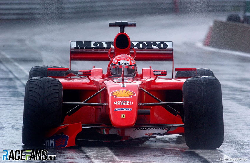 Michael Schumacher, Rubens Barrichello, Ferrari, Spa Francorchamps, 2001 · RaceFans HD wallpaper