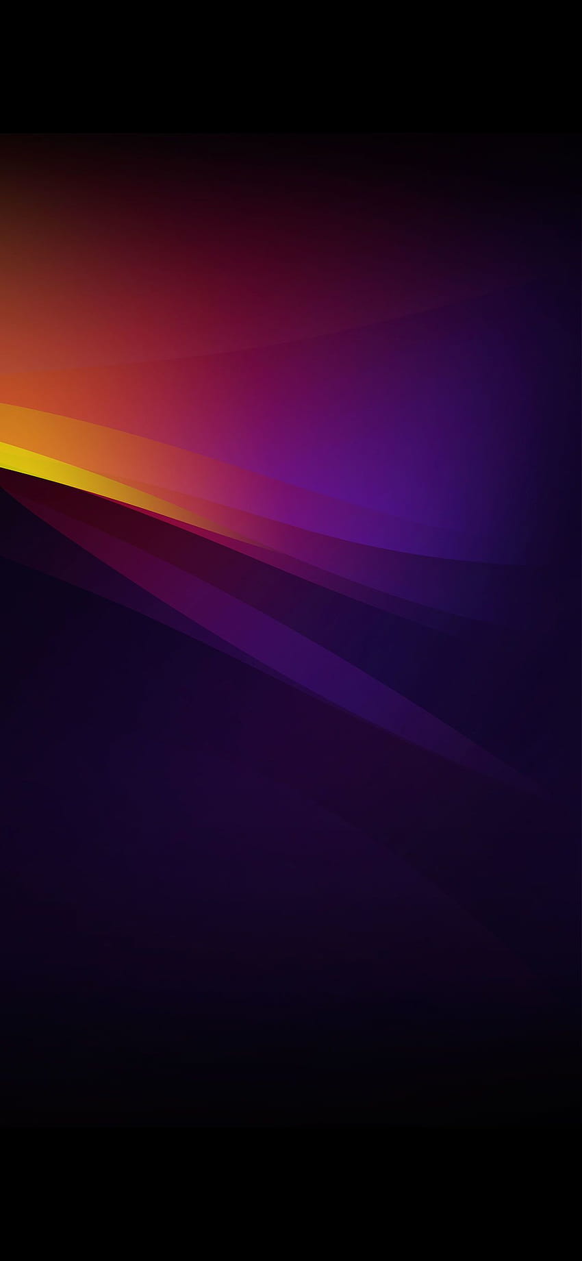 iPhone 11 Echtschwarzer Farbverlauf, Dunkelvioletter Farbverlauf HD-Handy-Hintergrundbild