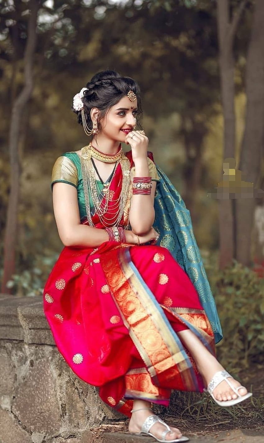 Marathi-Mädchen HD-Handy-Hintergrundbild
