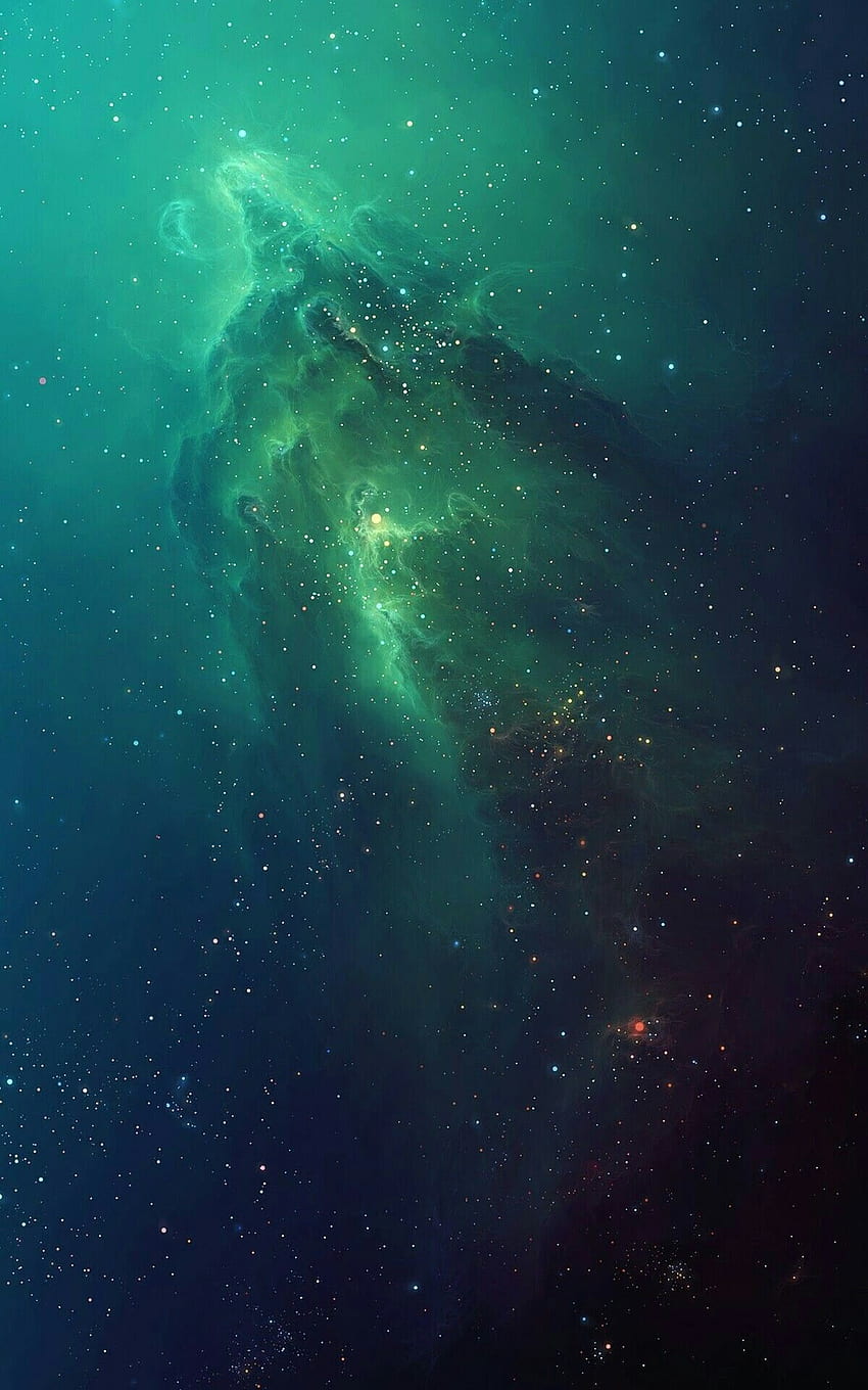 M D on SPACE ART. Nebula , space, Galaxy art, Emerald Galaxy HD phone wallpaper