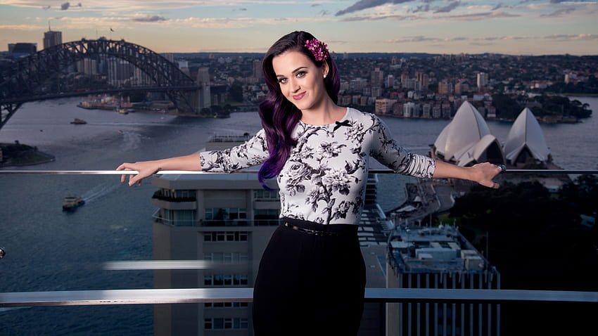 Katy Perry Sydney U, 16K City Wallpaper HD