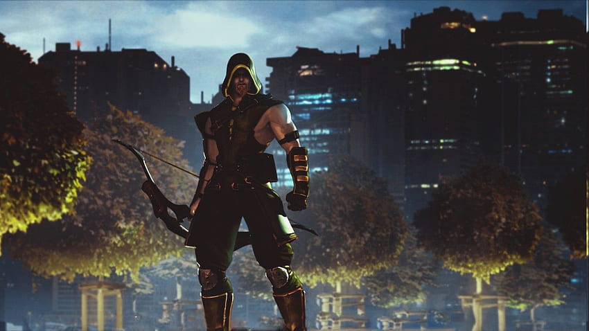 Videospiele, Männer, Digitale Kunst, Filme, Arrow, Green Arrow, Injustice: Gods Among Us HD-Hintergrundbild