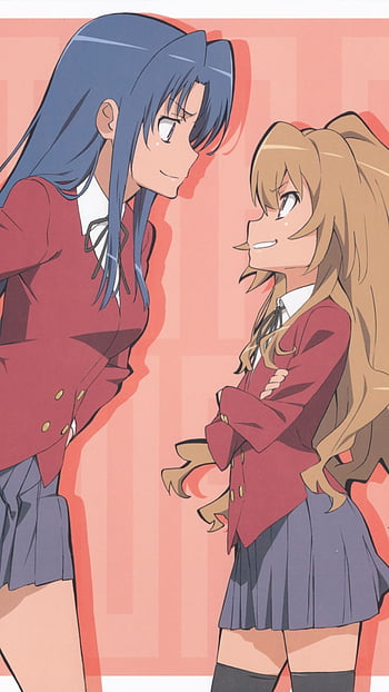 Download wallpaper 840x1160 toradora!, anime, characters, iphone 4