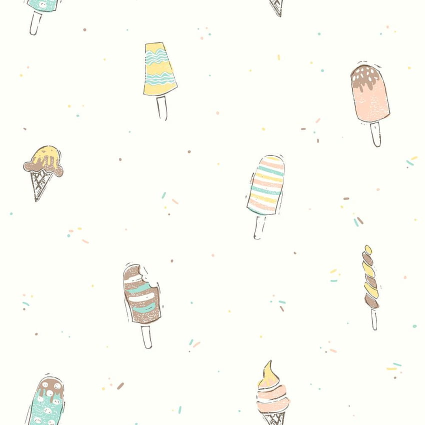 Ice Cream in Soft Multi from the Dream Big, Ice Cream Cartoon HD phone wallpaper