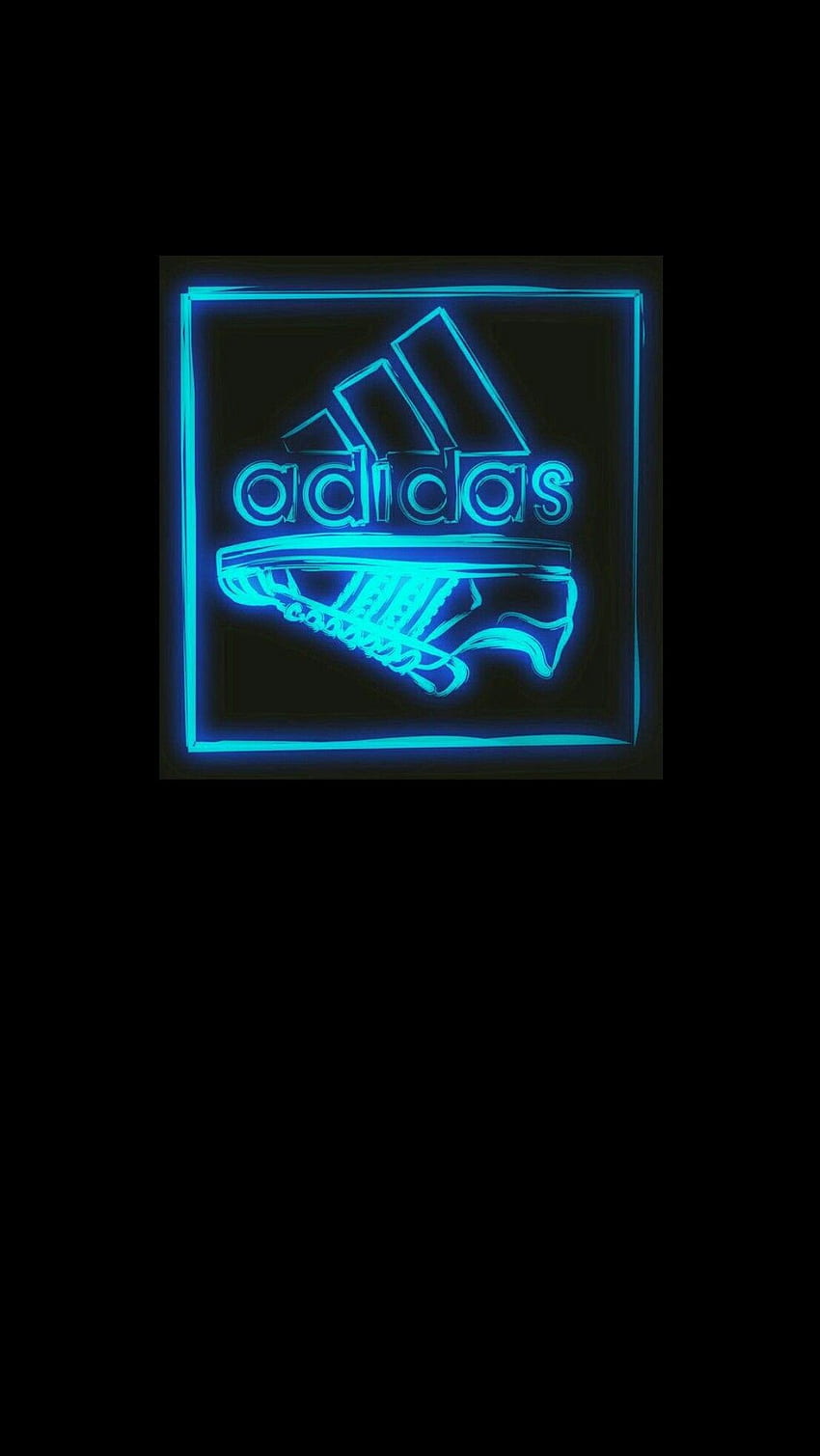Adidas Originals Logo, Blue Adidas HD phone wallpaper
