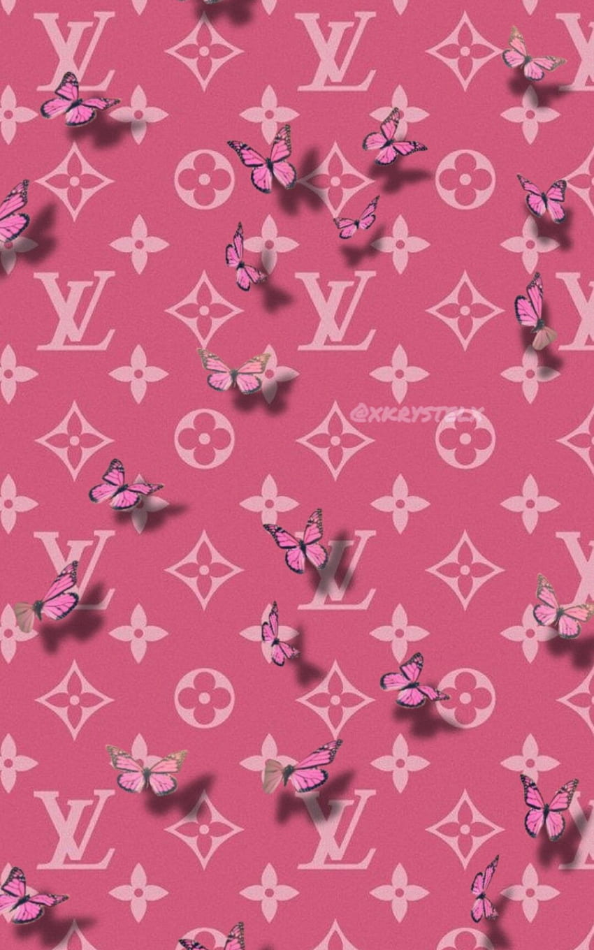 Download Louis Vuitton Wallpaper With Red And White Designs Wallpaper   Wallpaperscom
