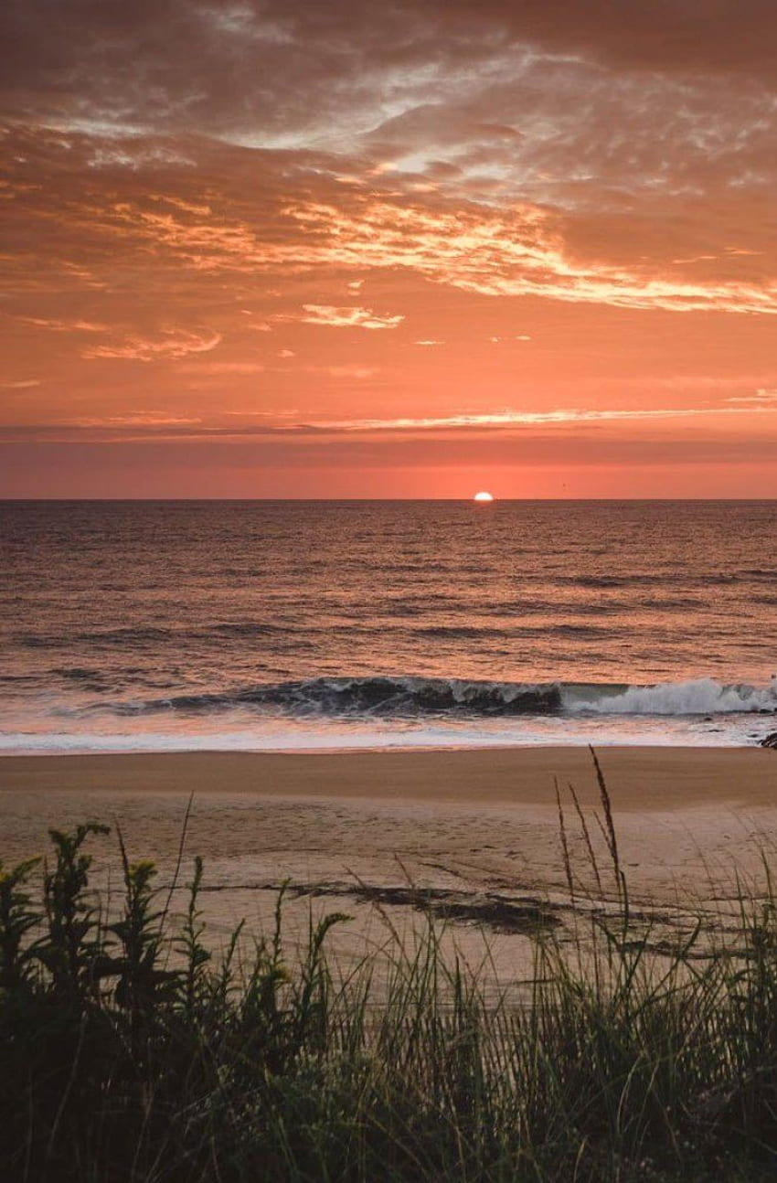 Strand-Iphone-Ideen – Idee, Sunrise Beach HD-Handy-Hintergrundbild