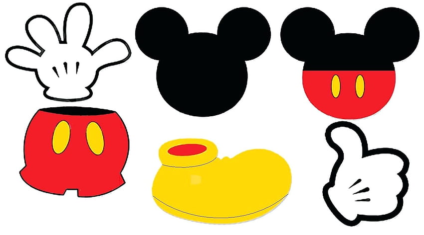 Mickey-Mouse-Kopf, Minnie-Mouse-Gesicht HD-Hintergrundbild