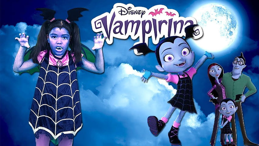 Vampirina Makeup Tutorial Halloween Vampire Makeup - Cartoon HD wallpaper