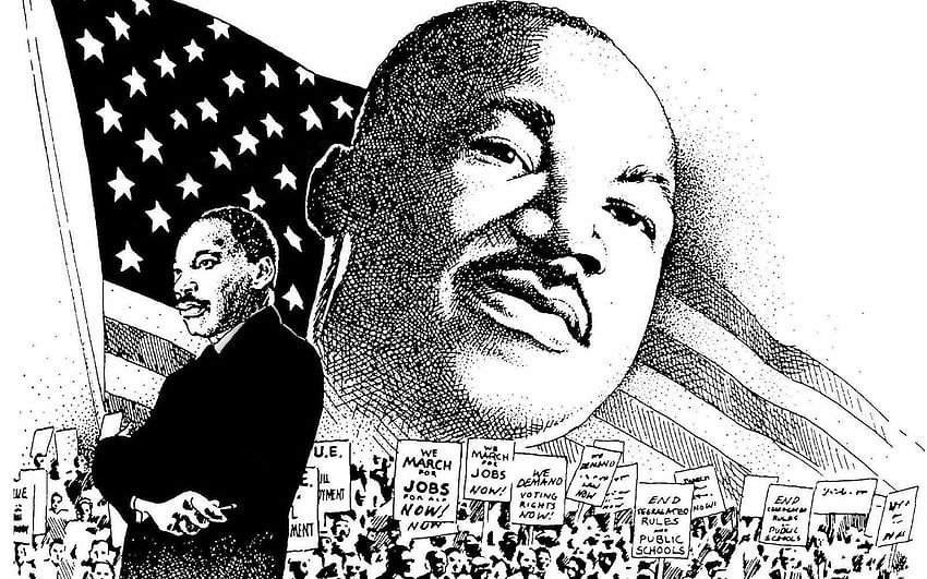 Martina Luthera Kinga Jr., MLK Tapeta HD