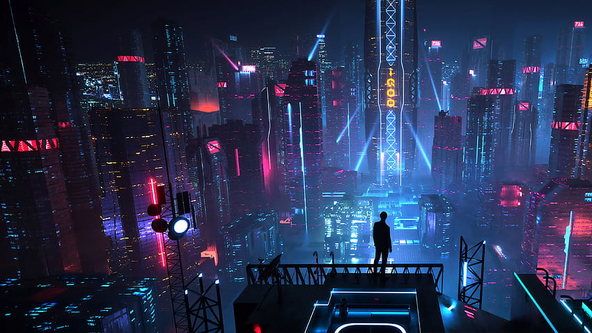 Kota Neon pada tahun 2021. Kota ,, Neon, Kota Menakjubkan Wallpaper HD
