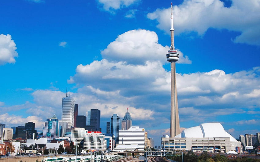 CN Tower Toronto - Reisehintergrund, Torento HD-Hintergrundbild