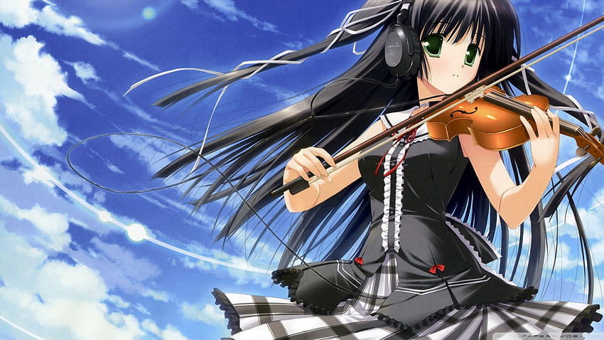 Anime Girl Playing Violin ❤ for Ultra, Anime Girls HD wallpaper