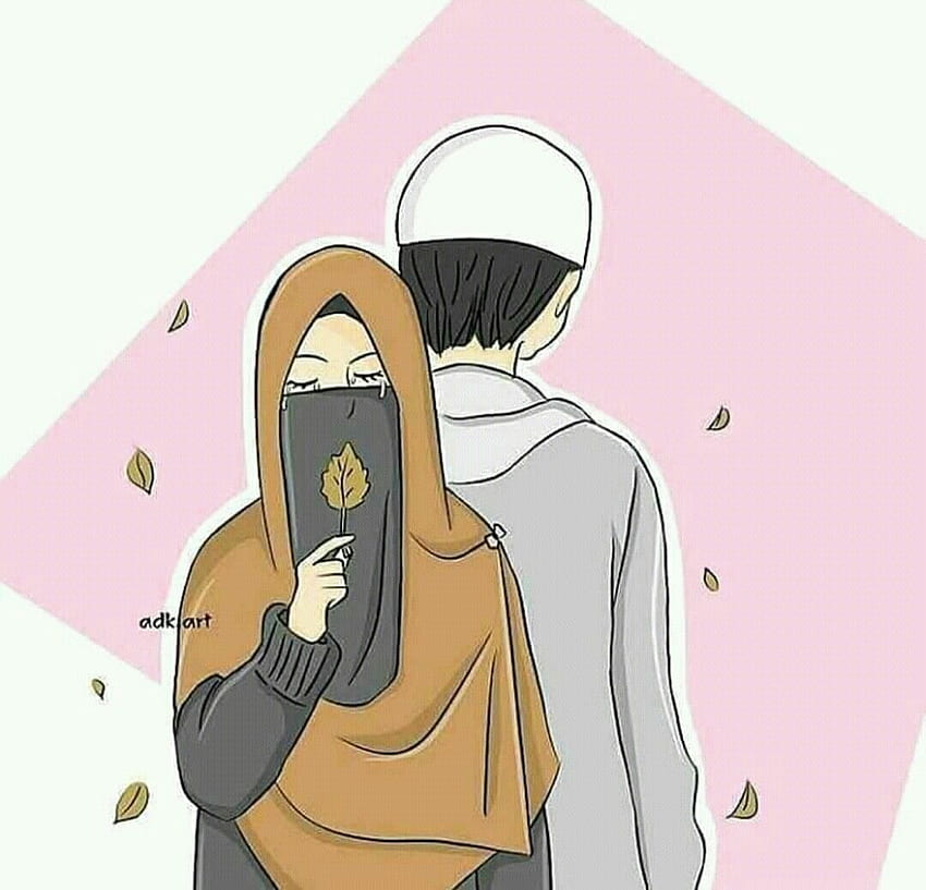 Zehra berhijab. Anime muslimah, kartun islami, kartun hijab, kartun couple muslimah Wallpaper HD