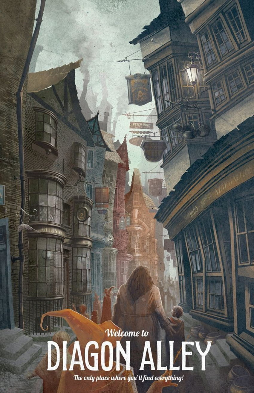 tentang Latar Belakang Ponsel Harry Potter. Lihat lebih lanjut tentang harry potter, dan hogwarts, Harry Potter Diagon Alley wallpaper ponsel HD