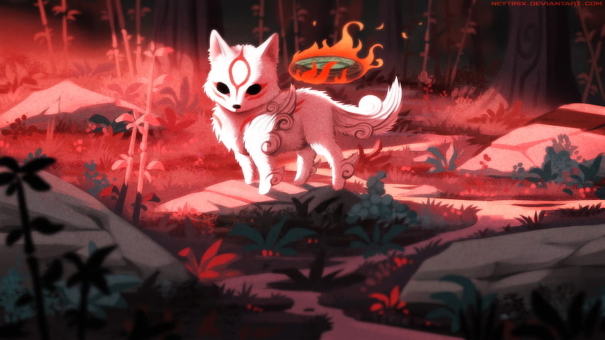 Animal Fox Okami Resolución, y Kitsune fondo de pantalla