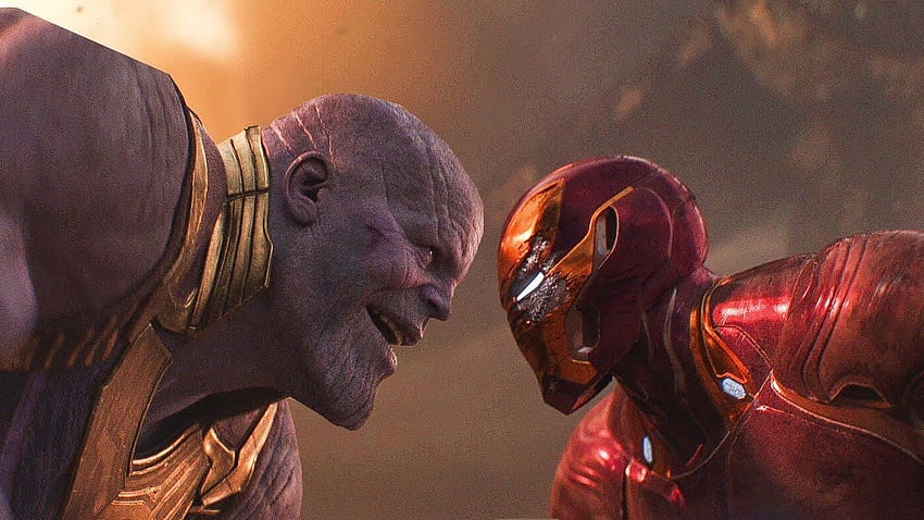 Iron Man Vs Thanos - Scena di combattimento - Avengers Infinity War (2018) Film CLIP ULTRA, Thanos Sfondo HD
