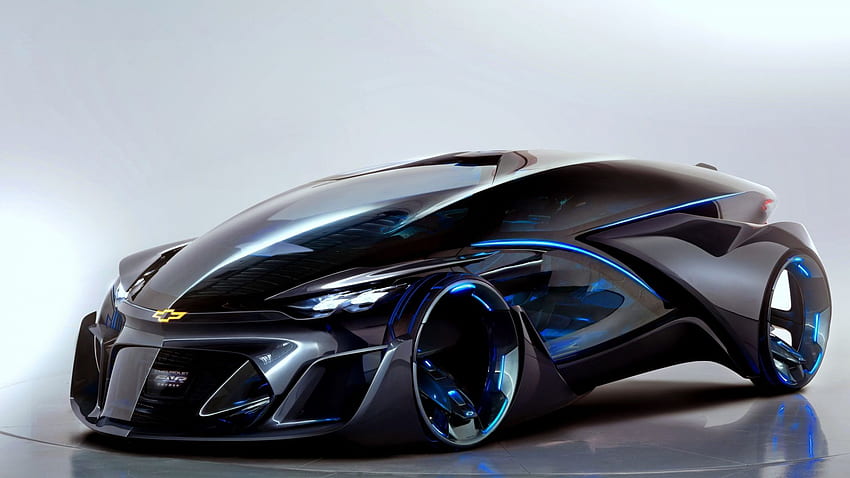Full chevrolet fnr concept car futuristic coupe HD wallpaper